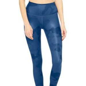 Alo Yoga High Waist Airbrush Leggings in Navy Camo